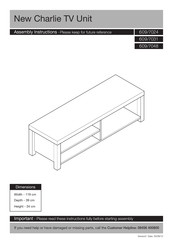 Argos 609/7048 Assembly Instructions Manual