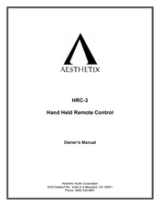 Aesthetix HRC-3 Owner's Manual