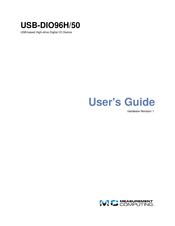 MC USB-DIO96H/50 User Manual