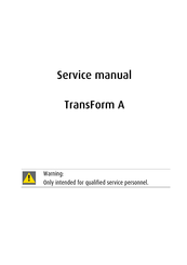 Barco TransForm A Service Manual