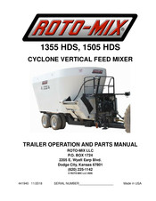 Roto-Mix 1505 HDS Operation And Parts Manual