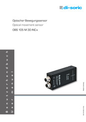Di-soric OBS 105 M 30 INC-x User Manual
