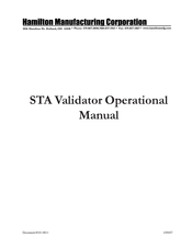 Hamilton STA Operational Manual