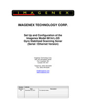 IMAGENEX 881A/L-GS Set Up And Configuration
