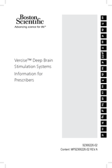 Boston Scientific Vercise Information For Prescribers