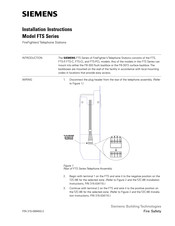 Siemens FTS Series Installation Instructions