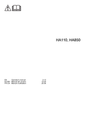 Husqvarna HA 110 Operator's Manual