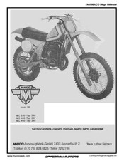 Maico MC 400 1980 Manual