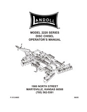 Landoll 2220 Series Operator's Manual