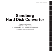 Sandberg 135-60 Manual