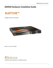 IS5 COMMUNICATIONS RAPTOR iMX950 Hardware Installation Manual