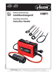 Vigor Equipment V4891 Operating Instructions Manual
