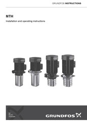 Grundfos MTH 2 Installation And Operating Instructions Manual