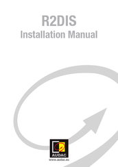 AUDAC R2DIS Installation Manual