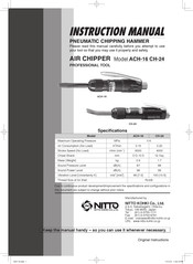 Nitto ACH-16 Instruction Manual