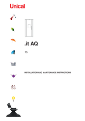Unical .it AQ 15 Installation And Maintenance Instructions Manual