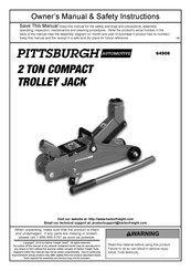 Pittsburgh 64908 Owner's Manual & Safety Instructions