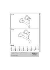 Grohe Atrio 19 287 Manual