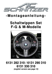 AC Schnitzer 6131 282 310 Fitting Instructions Manual