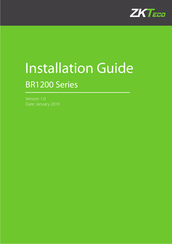 ZKTeco BR1200 Series Installation Manual