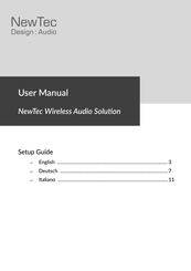 NewTec Design Audio CONO PENDO WIFI User Manual