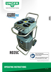 unGer HydroPower RO35C Operating Instructions Manual