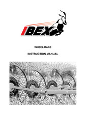 IBEX TS130 4 Wheel V-Rake Instruction Manual