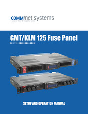 Comm Net Systems KLM 125 Fuse Panel Setup And Operation Manual
