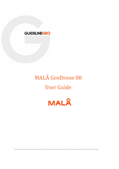 Guideline Geo MALA GeoDrone 80 User Manual