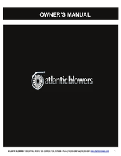 Atlantic Blowers AB-70 Owner's Manual