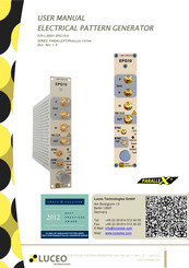 Luceo Technologies PARALLEX EPG10 User Manual