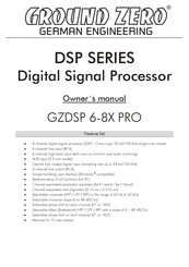 Ground Zero DSP Series Owner's Manual