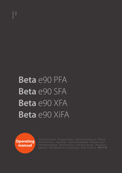 Kemppi Beta e90 PFA Operating Manual