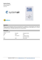 SystemAir TControl POD Operation Manual