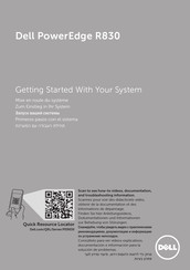 Dell PowerEdge R830 Quick Start Manual