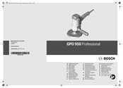 Bosch GPO 950 Professional Original Instructions Manual