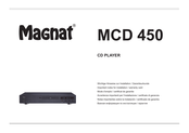 Magnat Audio MCD 450 Important Notes For Installation & Warranty Card