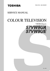 Toshiba 57VW9UE Service Manual