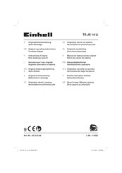 EINHELL TE-JS 18 Li Original Operating Instructions