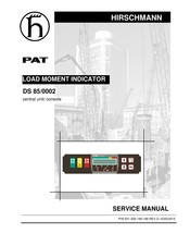 Hirschmann PAT DS 85/0002 Service Manual