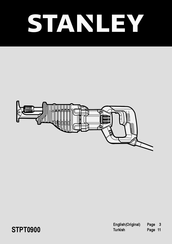 Stanley STPT0900 Original Instructions Manual