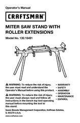 Craftsman 130.16491 Operator's Manual