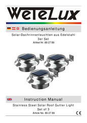 Wetelux 89 27 89 Instruction Manual