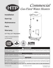 HTP CG150N73 Installation, Start-Up, Maintenance, Parts, Warranty