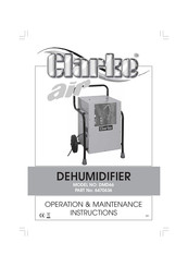 Clarke DMD66 Operation & Maintenance Instructions Manual