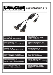 König Electronic CMP-USBSER20 Manual