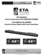 ETA Systems ETA-ECM20 Manual