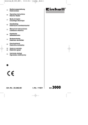 EINHELL 23.382.60 Operating Instructions Manual