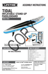 Lifetime TIDAL 90802 Assembly Instructions Manual