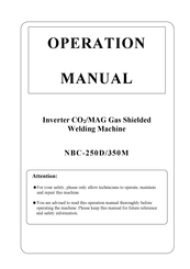 Hanshen NBC-350M Operation Manual